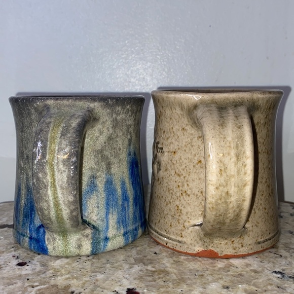 New Harmony Vintage Glazed Stoneware Mugs-Set of 2 - Picture 5 of 15